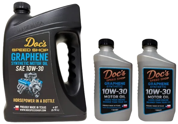Doc's Speed Shop Graphene Infused 10W-30 Motor Oil Bundle