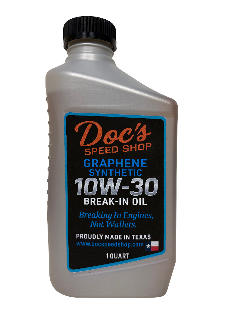Doc's Speed Shop Graphene Infused 10W-30 Break-In Motor Oil, 1QT