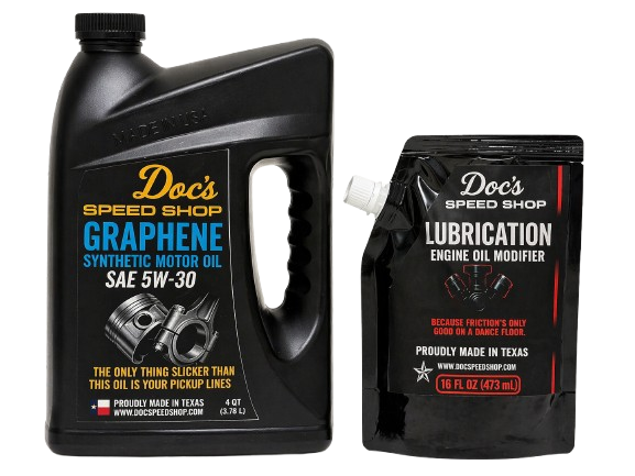 Doc's Speed Shop Graphene Infused 5W-30 Motor Oil + Engine Modifier Bundle