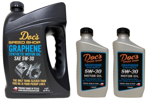 Doc's Speed Shop Graphene Infused 5W-30 Motor Oil Bundle