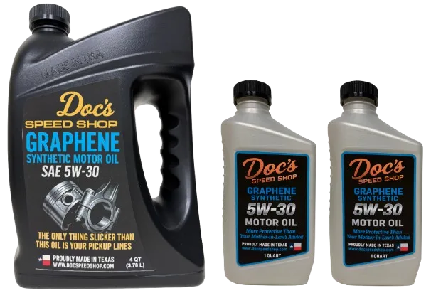 Doc's Speed Shop Graphene Infused 5W-30 Motor Oil Bundle